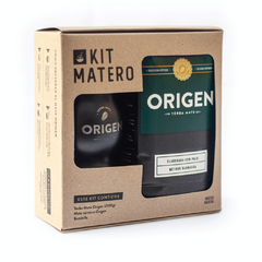 Kit Matero Origen (Mate Y Bombilla De Acero Inoxidable + Yerba) - tienda online