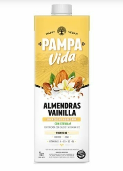 Leche De Almendras Vainilla Con Stevia Sin Esencias Artificiales Sin Tacc Pampa Vida 1lt (Solo disponible en CABA)
