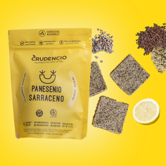 Pan Esenio Sarraceno Sin Tacc Kosher Raw Food Crudencio 90Gr - TEMPLE ORGANICO - Tienda De Alimentos Orgánicos y Agroecológicos