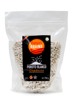 Poroto Blanco Alubia Orgánico Pampa Grains - TEMPLE ORGANICO - Tienda De Alimentos Orgánicos y Agroecológicos