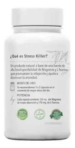 Leguilab Stress Killer Magnesio Y L-Teanina Calm, Relax, Serenity (60 Caps) - comprar online