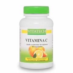 Vitatech Vitamina C 500 Sin Tacc Vegano 30 Comp