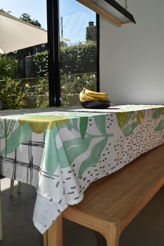 Mantel Cuadros Limon Easy Clean - Tres Tintas