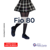 Meia-Calça Infantil Cotton Lisa Fio 80 - Escola Santa Luzia