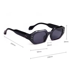 Óculos de sol Quadrado Classico 2w1404 UV400 - Óculos 2W Atacado