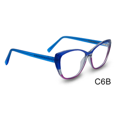 Armação para óculos de Grau 2W15-BCH018 - Óculos 2W Atacado