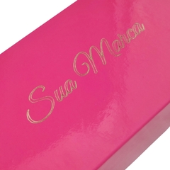 Imagem do Caixa para Óculos CARIBE Rosa Pink - Pacote com 10 Unidades