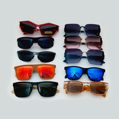 Kit empreendedor 10 Óculos Proteção UV400 + 10 Cases - C