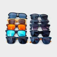 Kit empreendedor 10 Óculos Proteção UV400 + 10 Cases - L