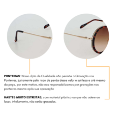 Óculos Solar Polarizado 2W1014 Round Clássico UV400 - comprar online