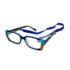 Corrente Salva Óculos Azul - Unidade
