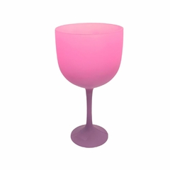 Taça de Gin 550ML Bicolor Lilás e Rosa - Unidade - Leia a descrição