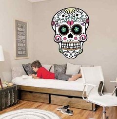 Vinilo Decorativo Calavera Mexicana