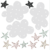 Vinilo Arcoiris Nórdico UNISEX con nubes y estrellas grande en internet