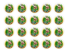 Cód. 1670-02 LUIGI (mario bros) (chocotransfer)