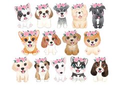 STICKERS Perritos