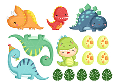 STICKERS Dinos (1837)