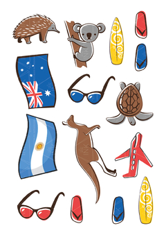 STICKER 2079 Australia