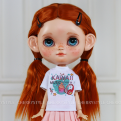 T-Shirt Kawaii Music (Blythe/Barbie)