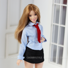 Imagem do Camisa RBD AZUL (BARBIE/CURVY - 1/6)