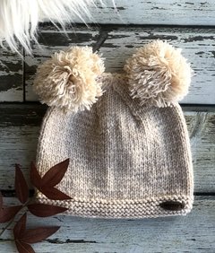 Gorro doble pompón - comprar online