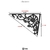 Mão Francesa em Ferro Fundido - N°15 (42x51cm) na internet
