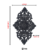 Ornamento/Florão em Ferro Fundido - Nº 8 (41x25,5 cm) - comprar online