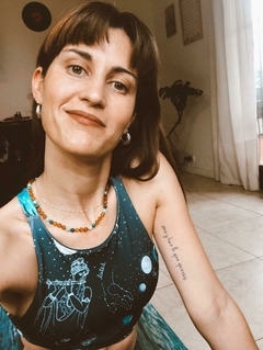 Collar Rosa ~ Ámbar, jade y amazonita - tienda online
