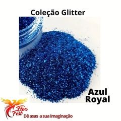 gliter para decoração azul royal