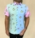 Camisa de botão - Heartstopper desenhos folhas
