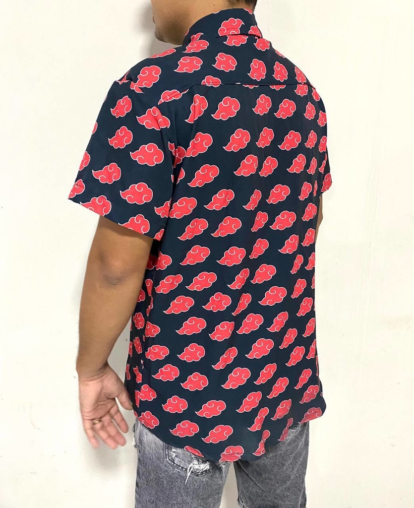 Camisa Camiseta Anime Naruto Simbolos Akatsuki