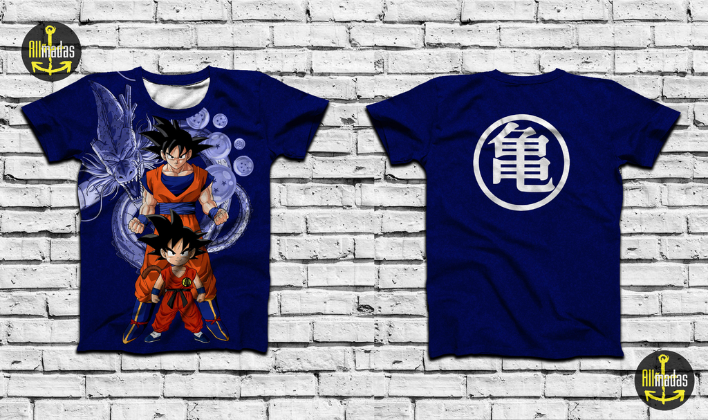 Camiseta Dragon Ball Kanji Goku x Freeza Clube Comix - Super Geek