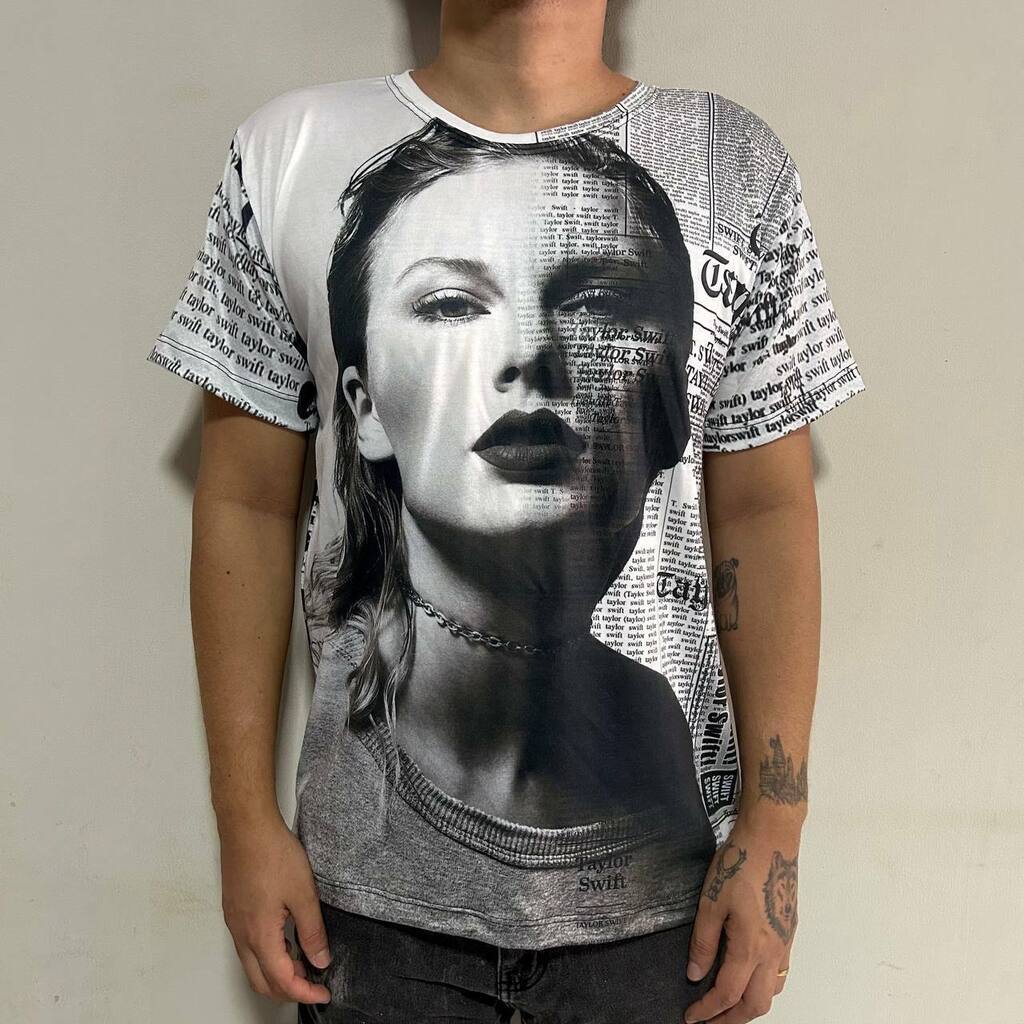Camiseta t-shirt Taylor swift reputation cover album cd pop