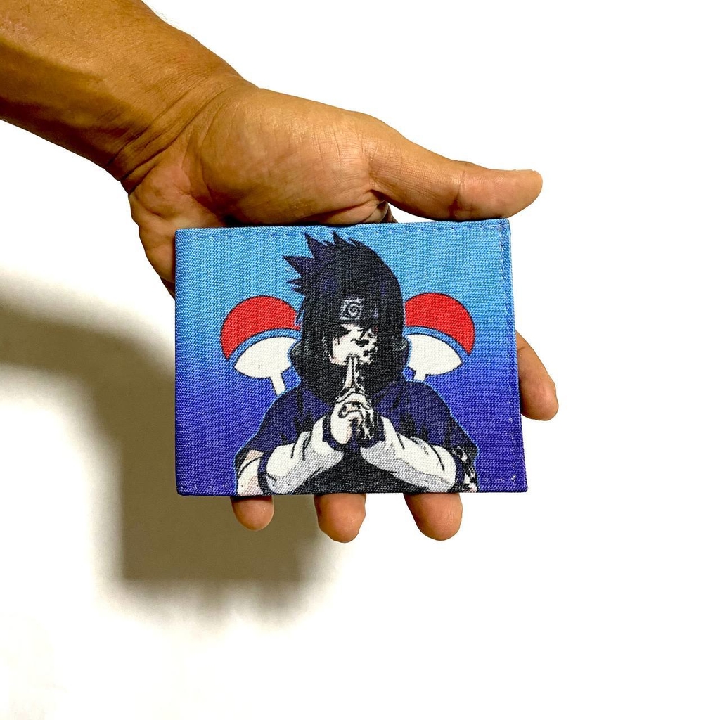 Carteira slim - sasuke uchiha anime naruto desenho logo geek