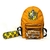 Kit mochila e estojo harry potter hufflepuff crew lufa-lufa logo tamanho grande padrão escolar e viagem