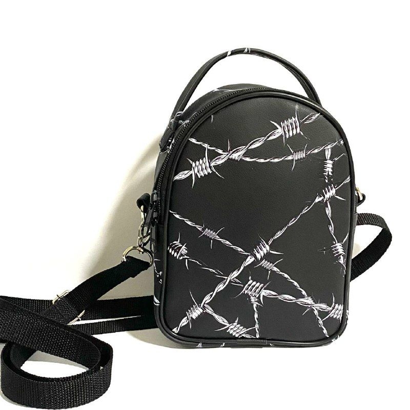 Bag e mini mochila arame farpado tumblr aesthetic