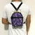 Mini mochila e bag 2 em 1 - harry potter icones versão roxa - comprar online