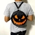 Mini mochila e bag 2 produtos em 1 - abóbora tema halloween filme terror horror trash temática versão laranja com preto