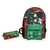 Kit mochila e estojo - attac on titan eren yeager HQ versão vermelha e verde tamanho grande padrão escolar e viagem