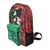 Kit mochila e estojo - attac on titan eren yeager HQ versão vermelha e verde tamanho grande padrão escolar e viagem na internet