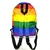 Kit mochila e estojo - Bandeira representatividade Aprenda a pronunciar LGBTQI arco-íris todas as cores tamanho grande padrão escolar e viagem - Allmadas