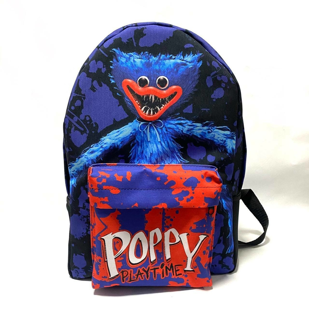 Kit mochila e estojo - pop play time huggy wuggy boneco tamanho