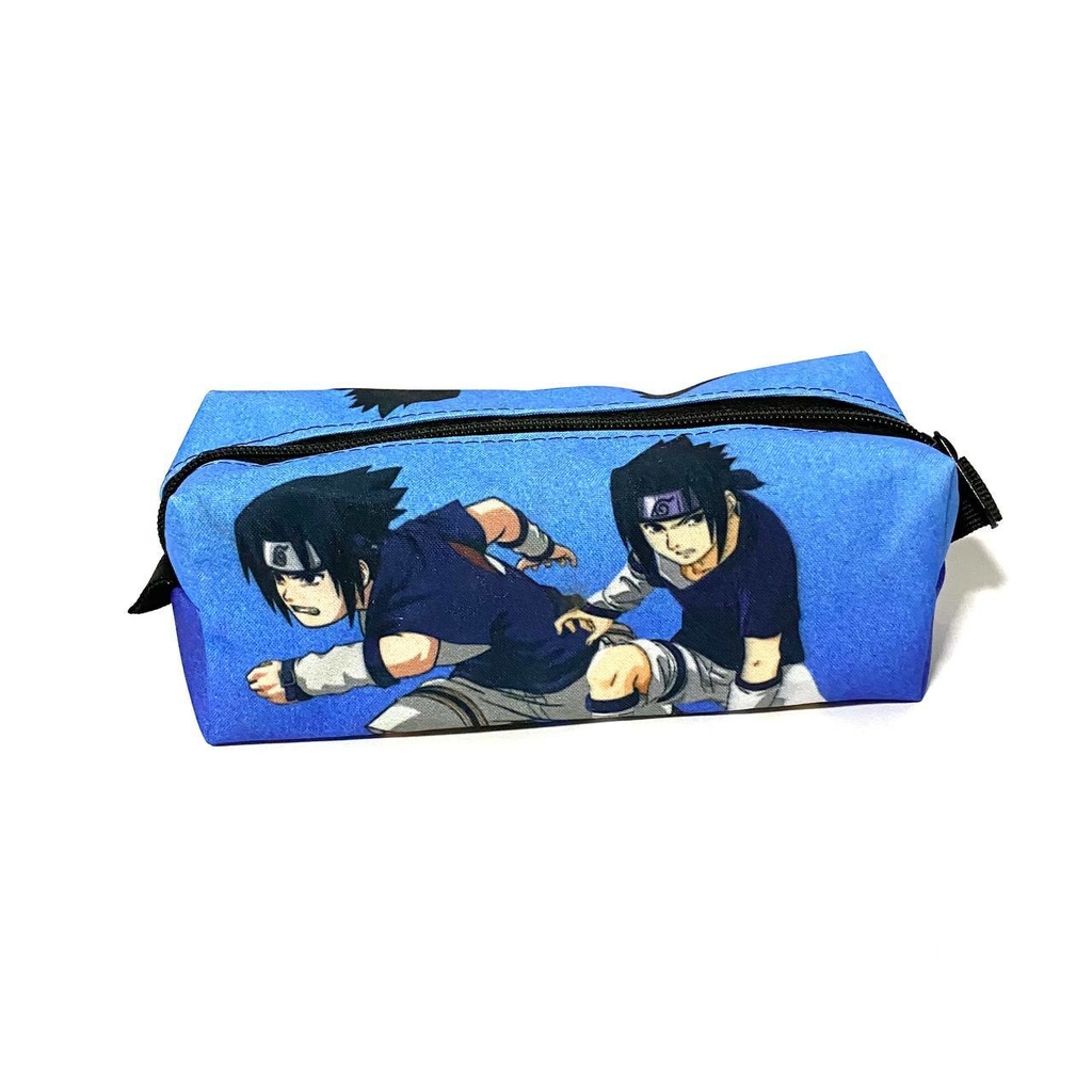 Kit mochila e estojo - Sasuke Uchiha desenho anime naruto tamanho grande  padrão escolar e viagem