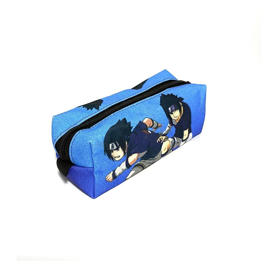 Kit mochila e estojo - Sasuke Uchiha desenho anime naruto tamanho