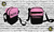 Shoulder Bag - Black Pink - Duo Colors