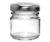 50 Potes vidro brigadeiro 40 ml mini geleia tempero vela geleinha tampa aluminio - comprar online