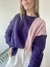 Sweater Bicolor Violeta/rosa - comprar online
