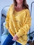 Sweater Burdeos Amarillo - comprar online