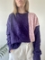 Sweater Bicolor Violeta/rosa - Cielo Store