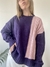 Sweater Bicolor Violeta/rosa en internet